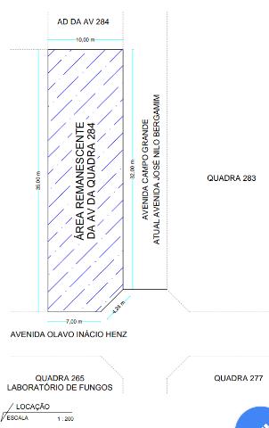 Lote Area Remanescente da quadra AV284