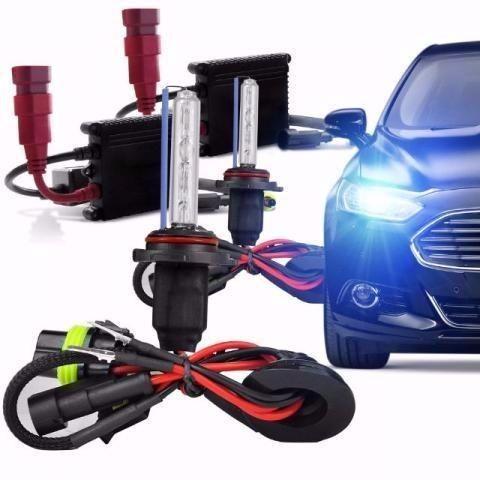 Kit Xenon Novo Completo H1 H3 H4-2 HB4 H7 8k