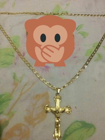 CORDÃO COM PINGENTE (semijoia)