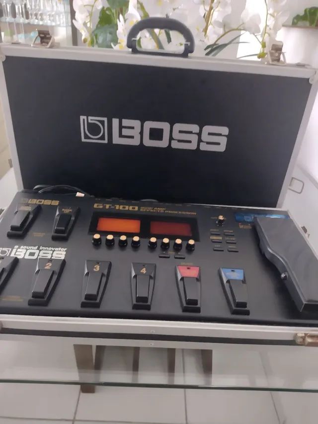 Pedaleira Boss Gt Fonte Case Instrumentos Musicais Nova