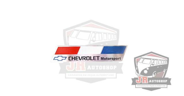 Emblema Placa Chevrolet Motosport França