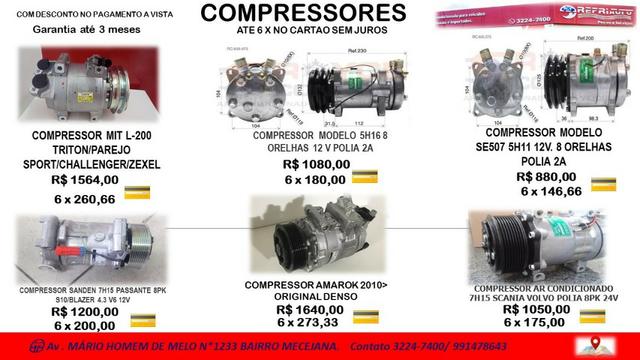 Compressores para ar-condicionado automotivo