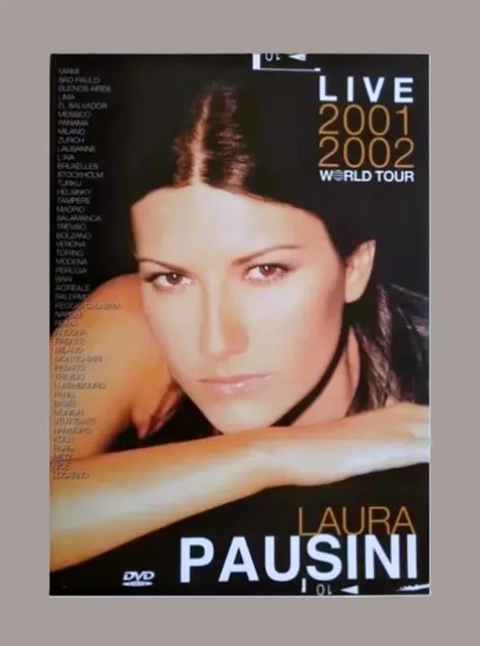 DVD Laura Pausini Live 2001 2002 World Tour Usado CDs DVDs Etc