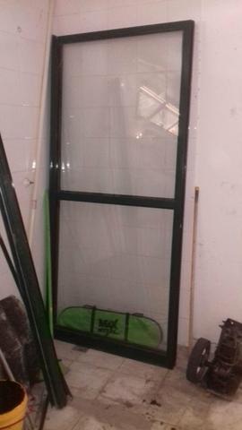 Porta de vidro para apartamento