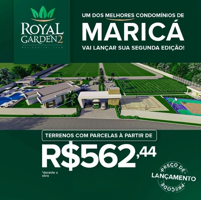 Condomínio Royal Garden 2 Vem ai o lançamento mais aguardado de