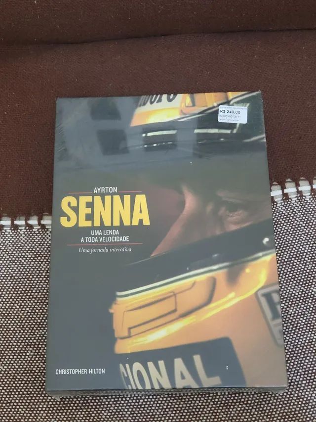 LIVRO AYRTON SENNA UMA LENDA A TODA VELOCIDADE Livros E Revistas