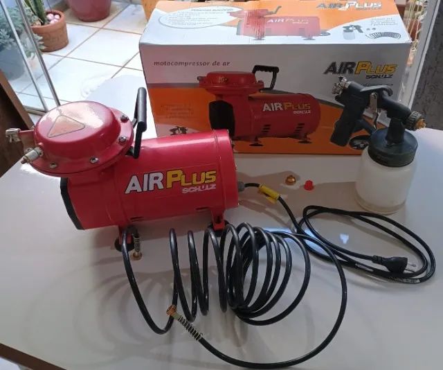 Motocompressor De Ar Direto Hp Kit De Pintura Schulz Air Plus