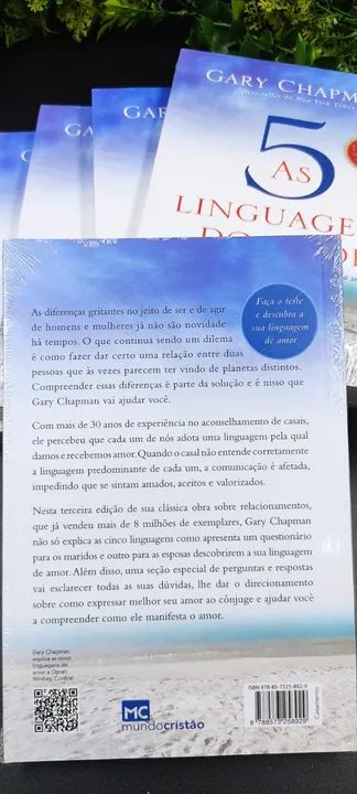 Livro As Cinco Linguagens Do Amor Edi O Como Expressar Um