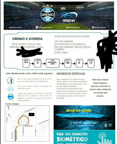 Gremio x avenida