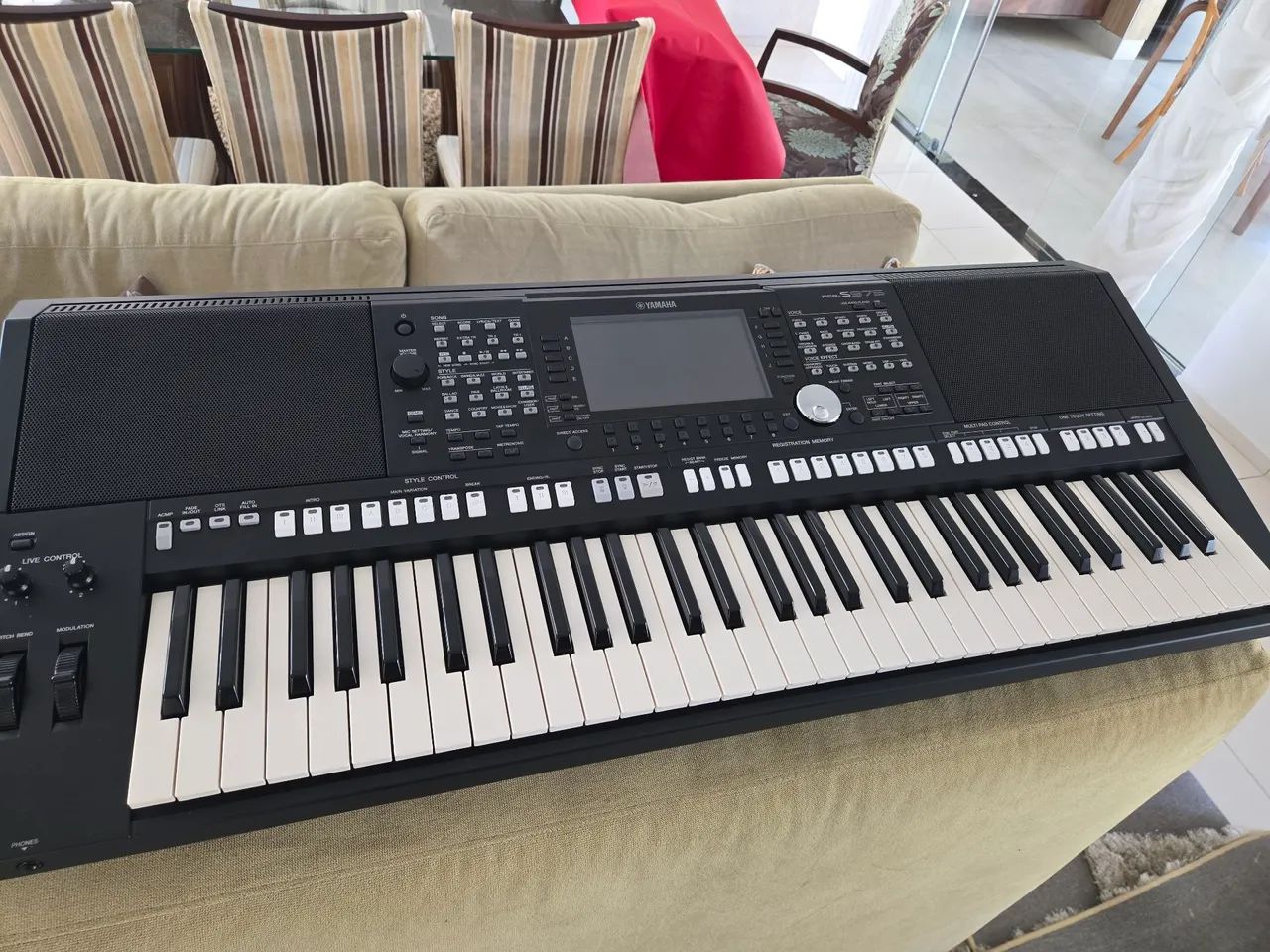 Teclado Yamaha Psr S Instrumentos Musicais Candel Ria Natal