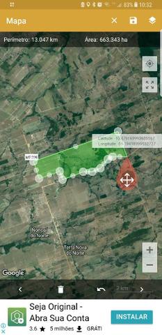 Fazenda em Terra nova na beira do asfalto,1402 Há,tanques de peixe,lavoura,pasto