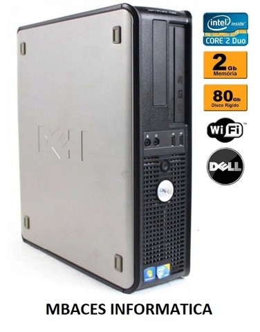 Computador Cpu Dell Optiplex Intel Core Duo Ghz Gb Ddr Gb Wifi