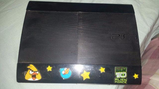 Ps3 com jogos no hd, sem controle