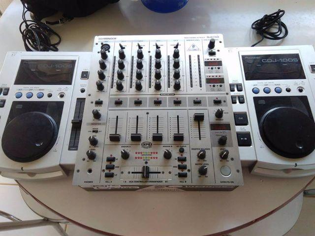 CDJ 100´s + Mixer Behringer DJX700