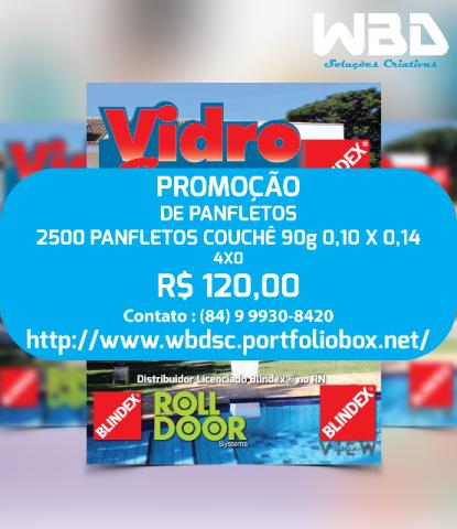 Promoção 2500 Panfletos 120,00