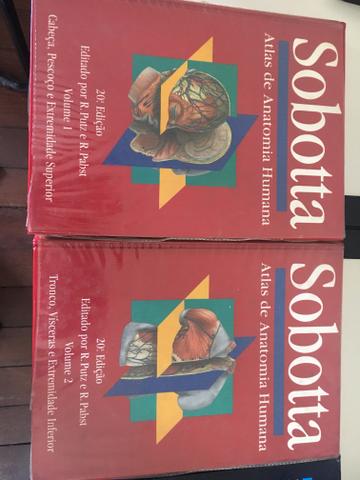 Faça sua proposta - Livro Anatomia 1 e 2 - Sobotta 20ª Edição