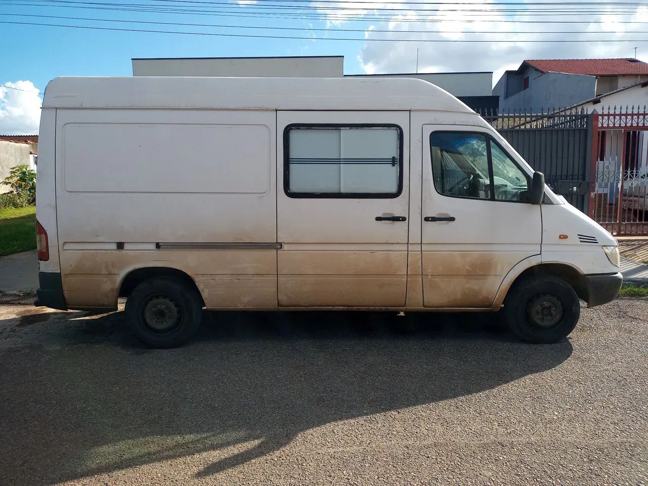 Caminh O Mercedes Benz Sprinter Teto Alto Longa Cdi Caminh Es