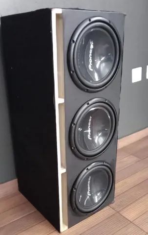 Subwoofer Pioneer Cara Preta Polegadas Rms Aparelhos De Som