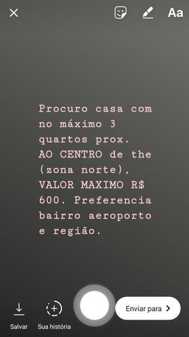 Procuro casa ou apto maximo 600