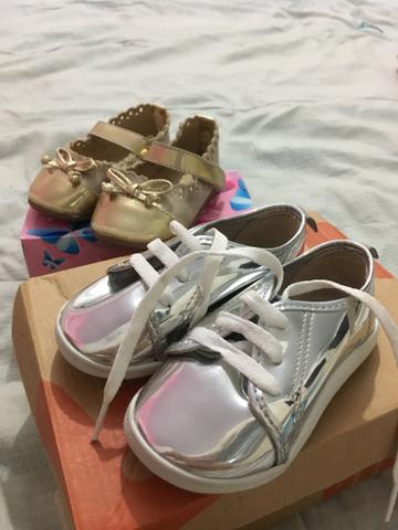 Vendo Tênis molekinha N/20. E sandália Marisol N/19