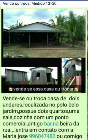 Vendo casa ou tronco