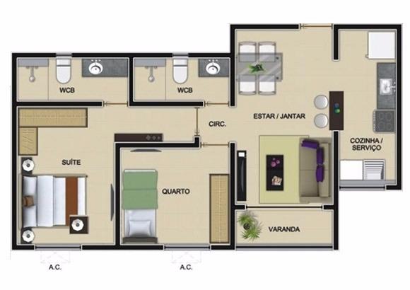 Lindo Apartamento Cond Porto Alegre
