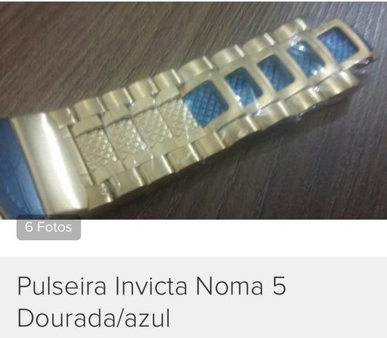 Pulseira invicta norma 5 metal