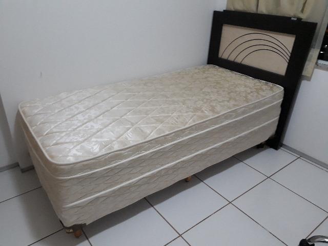 Cama Box de Solteiro com Cabeceira