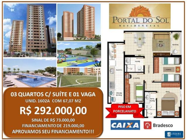 Apartamento 03 Quartos Samambaia Portal do Sol