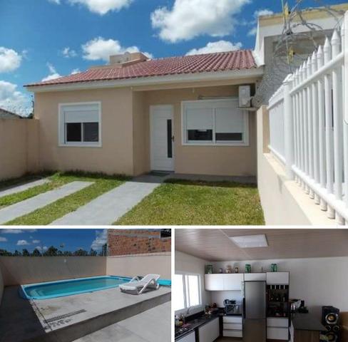 Casa nova com suíte,piscina e semi mobilhada no bairro liberdade