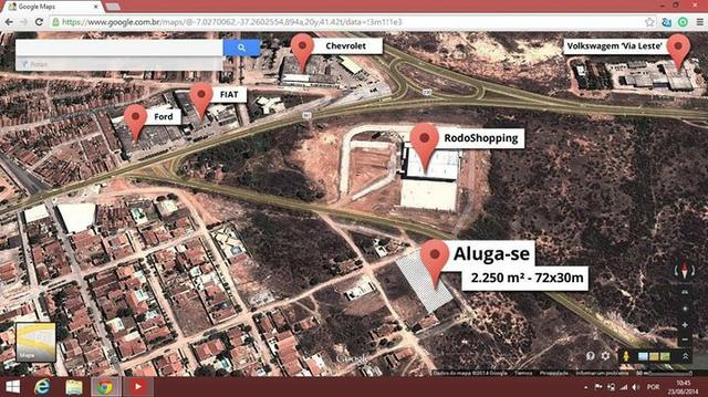 Aluga-se (ou Vende) área de 2.250m² (72x30m)