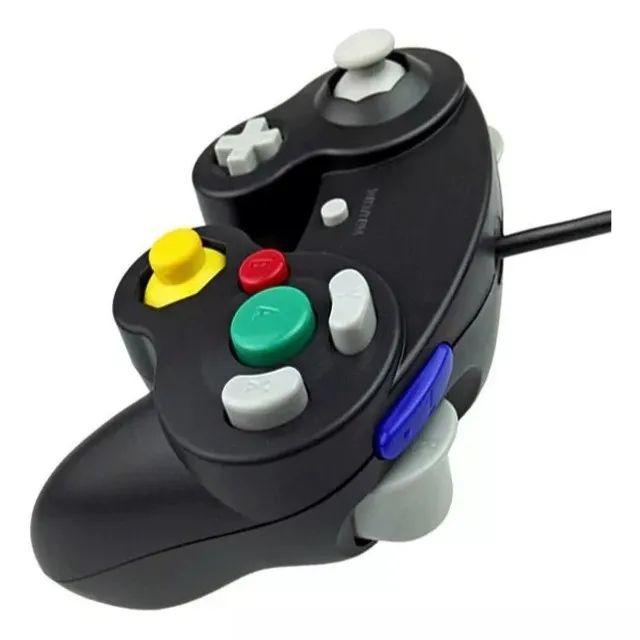 Controle Pc Game Cube Usb Joystick Fio Perif Ricos E Acess Rios