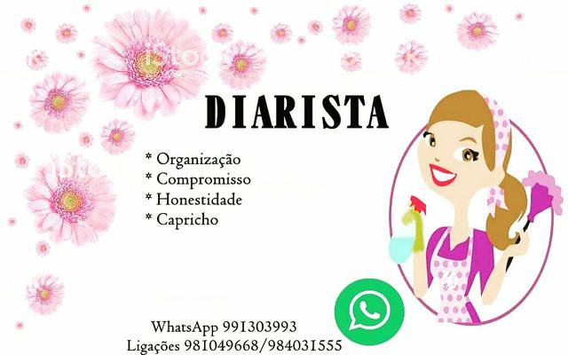 Diárias e Faxina em Geral