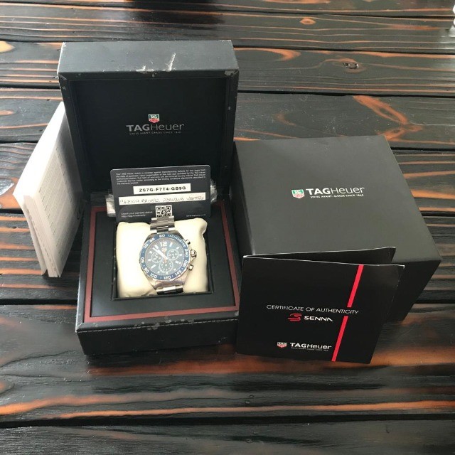 Relógio Tag Heuer Ayrton Senna F1 Certificado de Garantia Original