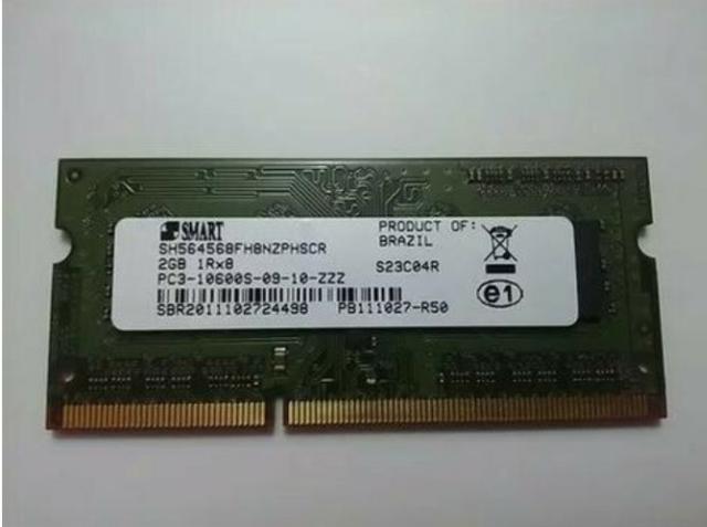 2 Kits de Memória Smart 2GB | ddr3 | 1060 | SemiNova |Leia Anuncio|