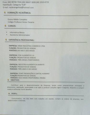 Disponível para o Mercado de Trabalho