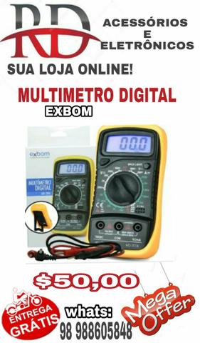 Multimetro digital exbom com bipe