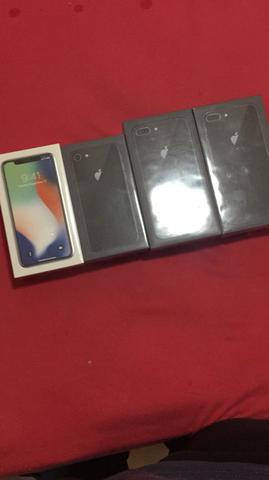 Iphone X, 8 plus, 8 LACRADOS NA CAIXA