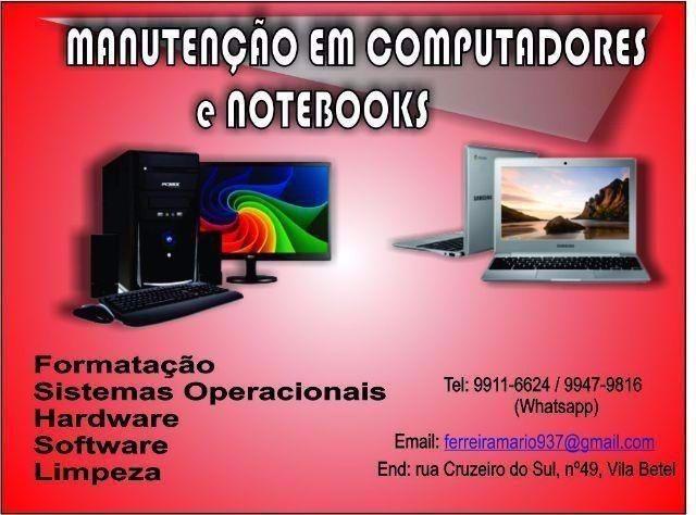Manutenção em Notebook e Desktop