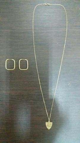 Vendo cordao e brinco de ouro