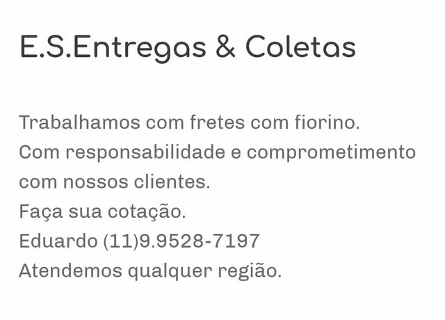 E.S.Entregas &Coletas