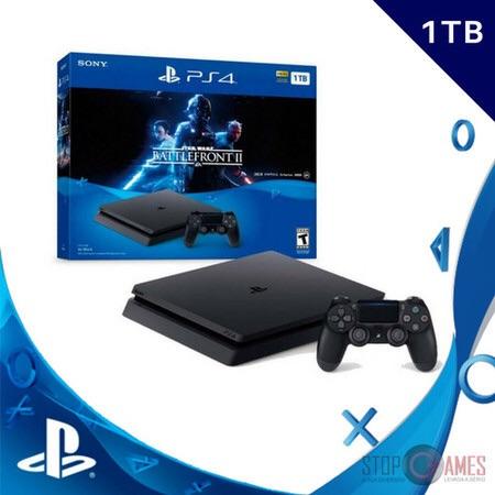 Playstation 4 Slim 1TB Bundle Star Wars - Garantia 6 Meses