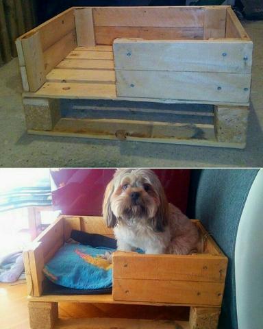 Caminha de cachorro em Pallet