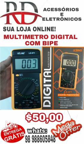 Multimetro digital lelong com bipe
