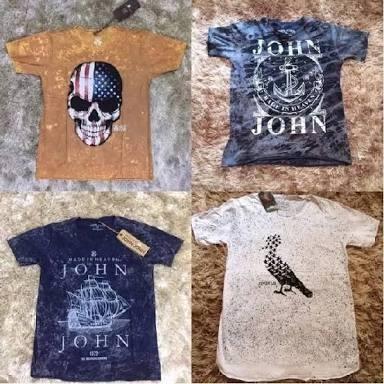 Kit 10 camisetas Jhon Jhon + reserva