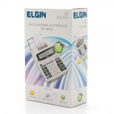 Calculadora Elgin de Mesa MA 5121 com Bobina