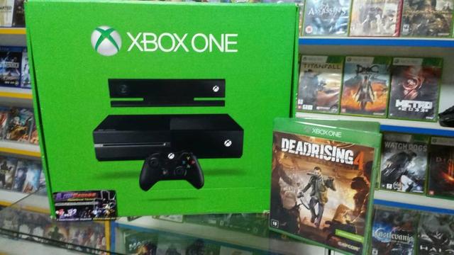 Xbox one 500gb kinect mais jogo e garantia