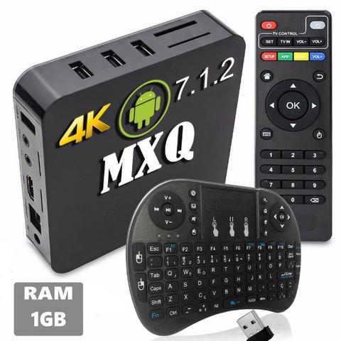 Smart Tv Ott Box Android Tv Quad Core Mxq Netflix Youtube