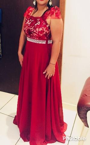 Vestido De Festa; Marsala