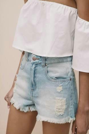 Blusa é short
